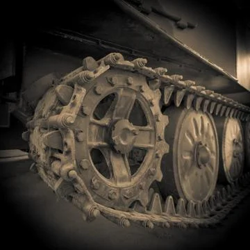 Tank wheel Stock Photos