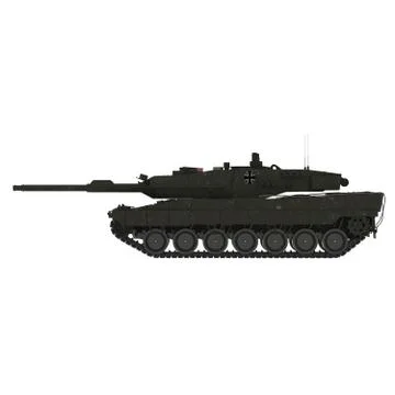 Tank on a white background. Isolate. 3D rendering of excellent quality in hig Stock Photos