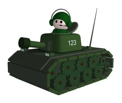 Tankboy Stock Illustration