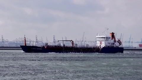 Tanker ATLANTIS ANTIBES Stock Footage 84759966