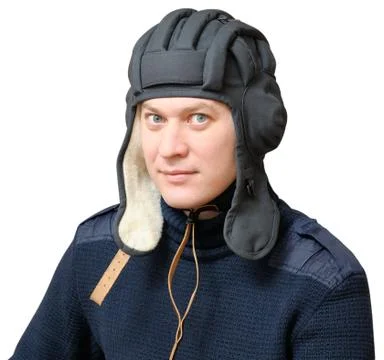 Tanker in the headset Stock Photos