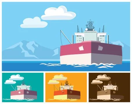 Tanker Stock Illustration