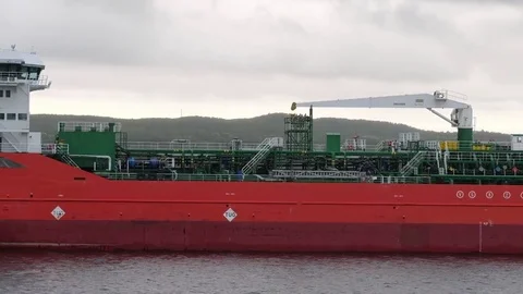 Tanker in the sea Stock Footage 79811019