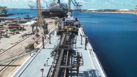 Tanker ship Video stock 245248071