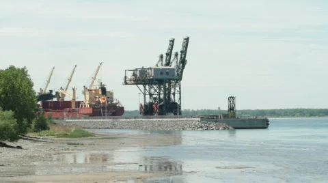 Tanker ship (infrastructure) 5 Stock Footage 727230