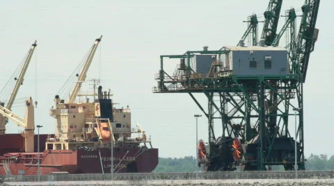Tanker ship (infrastructure) 7 Stock Footage 727622