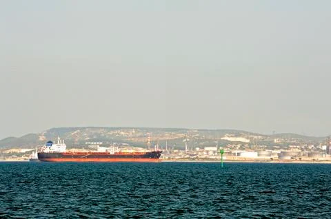 Tanker on standby Stock Photos