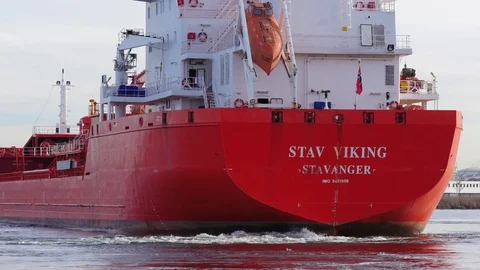 Tanker Stav viking  Stock Footage 71677086