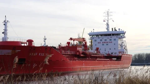 Tanker Stav viking  Stock Footage 71679421