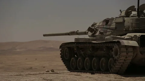 Tanks fired live ammunition Stock Footage 59303585