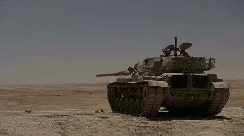 Tanks fired live ammunition Stock Footage 59303707