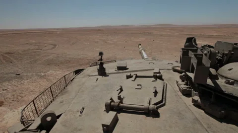 Tanks fired live ammunition. M1 Abrams Stock Footage 59303536