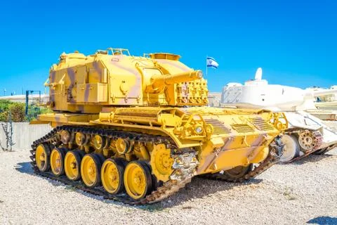 Tanks in museum Stock-Fotos