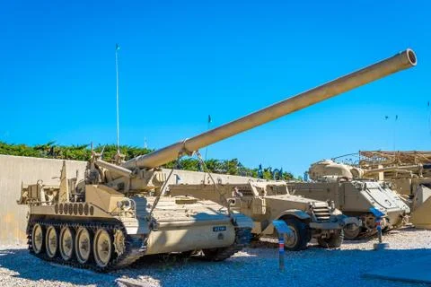 Tanks in museum Stock Photos