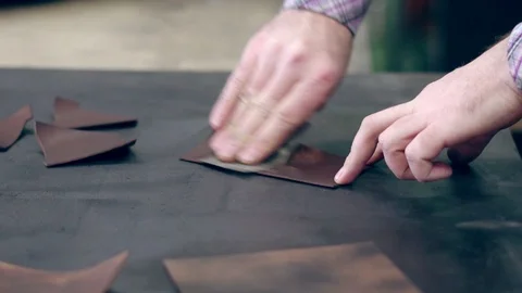 Tanner grinds the skin with Stock Footage 111858084