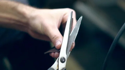 Tanner at work Stock Footage 104133506