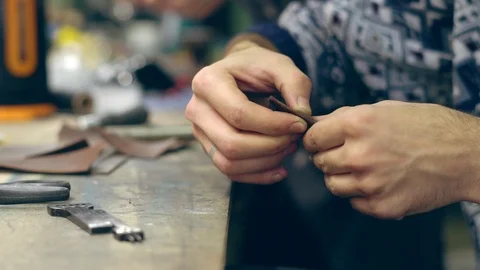 Tanner at work Stock Footage 104133928
