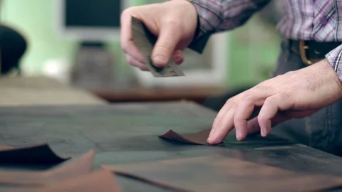 Tanner at work in the Studio Stock Footage 116015741