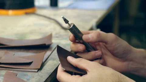 Tanner at work in the Studio Stock Footage 116016193