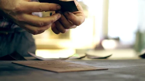 Tanner at work in the Studio Stock Footage 116160365