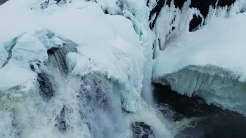 Tännforsen waterfall Stock Footage 276829027