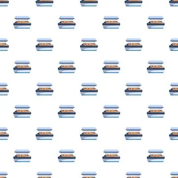 Tanning bed solarium pattern seamless texture background Stock Illustration