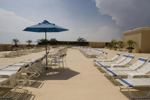 Tanning deck Stock Photos