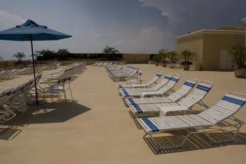 Tanning deck Stock Photos