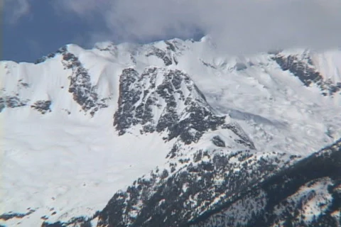 Tantalus Glacier pan Stock Footage 239467