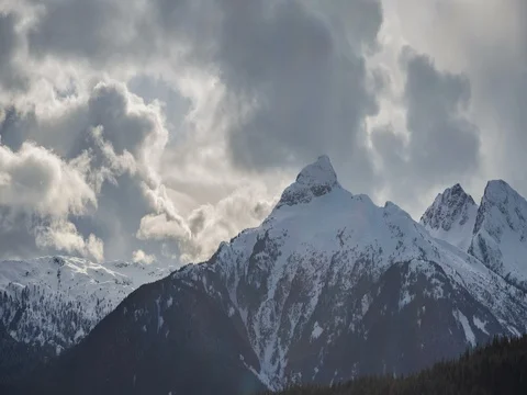 Tantalus Mountain time lapse Stock Footage 73639170