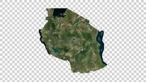 Tanzania Map Stock Illustration