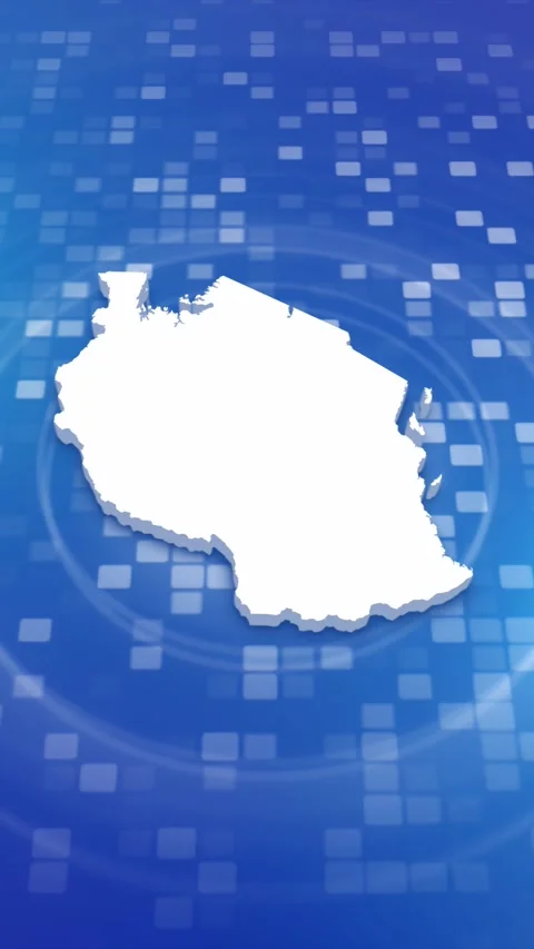Tanzania Map Intro Stock Footage 259982843