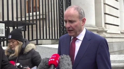 Taoiseach bound for Texas as part of US trip Video stock 301695000