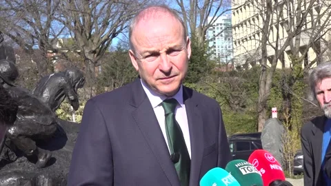 Taoiseach ‘reluctant’ to put timeframe on decision for fuel hike intervention Stock Footage 330752869