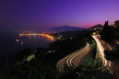 Taomina sicily Stock Photos