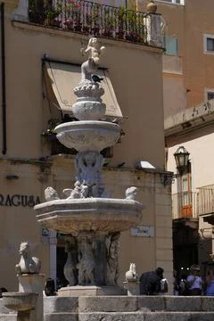 Taormina, Sicily 스톡 사진
