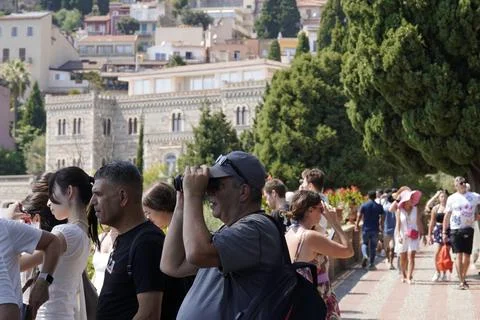 Taormina, Sicily 스톡 사진