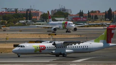 TAP aircraft Stock Footage 232623601