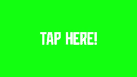 Tap call to action animation on green background Stock Footage 335552886