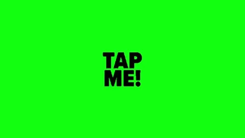 Tap call to action animation on green background 動画素材 335552893