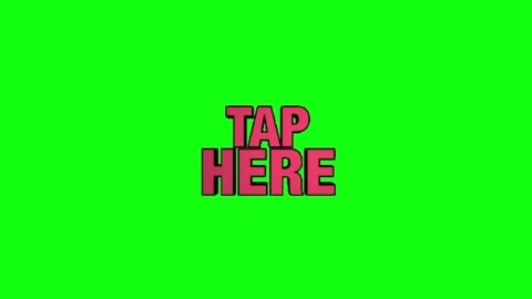 Tap call to action animation on green background Stock Footage 335552894
