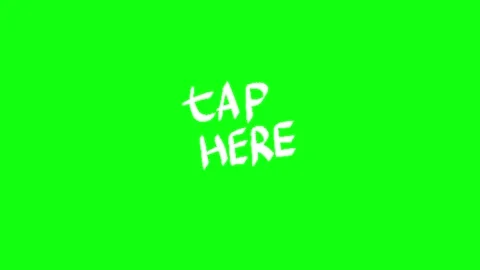 Tap call to action animation on green background 動画素材 335552906