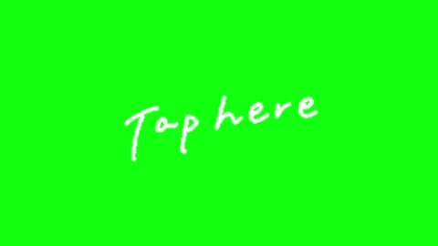 Tap call to action animation on green background Видео 335552908