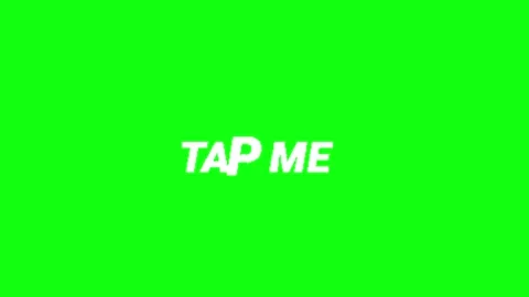Tap call to action animation on green background Vídeo Stock 335552914