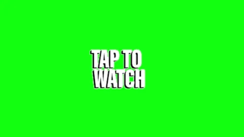 Tap call to action animation on green background Video stock 335552916