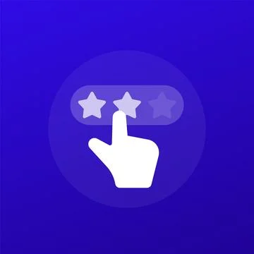 Tap for feedback icon, transparent design Stock Illustration