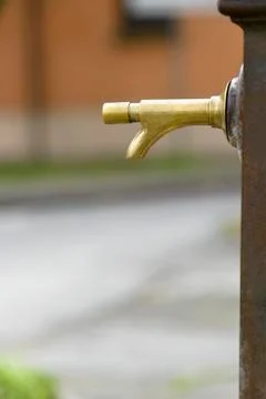 Tap of a fontain Stock Photos