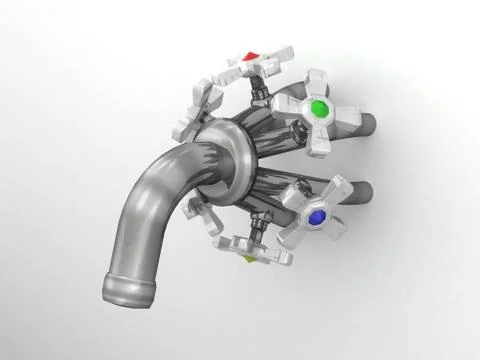 Tap full control Stock Illustration