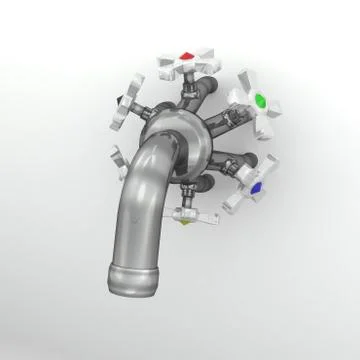 Tap full control Stock Illustration