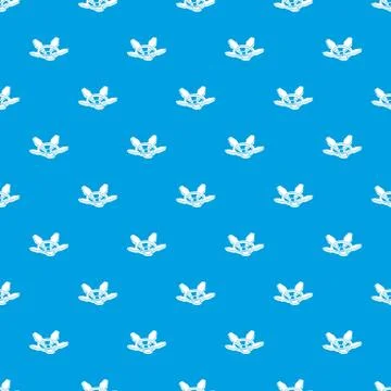 Tap gas pattern vector seamless blue Illustration